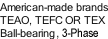 American-made brands TEAO, TEFC OR TEX Ball-bearing